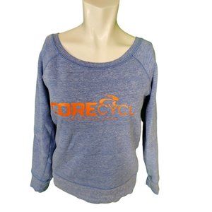 Rubee Couture Graphic Core Cycle Off the shoulder Sweatshirt S/M